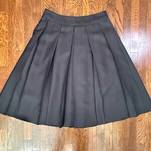 Black 50’s Circle Skater Skirt w/ Pockets L